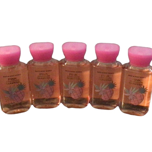 5 Pink Pineapple Sunrise Travel Size Shower Gel 3 fl.oz. Bath & Body Works - Picture 1 of 2